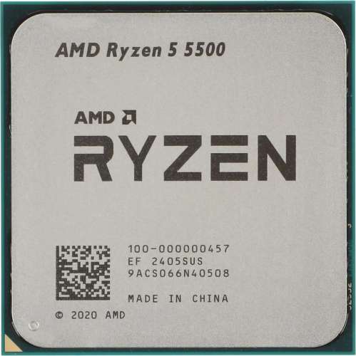 Процессор AMD Ryzen 5 5500, AM4,  OEM [100-000000457]